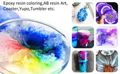 White Alcohol Ink for Epoxy Resin – 4 Ounce White Color Alcohol-Based Resin Ink