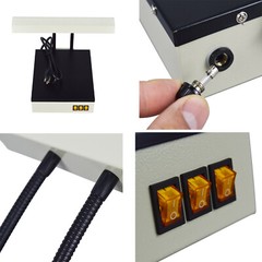 Portable Ultraviolet Analyzer Triplex UV Analysis Lamp 254nm/365nm 24W 110V 60hz
