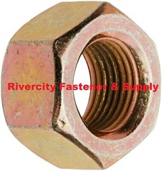3/4-16 Steel Grade 8 Hardened Hex Nuts 3/4×16 Nut 3/4 x 16 ZY Fine Thread