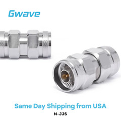 N Male to N Male Adapter, Passivated Stainless Steel, DC – 18GHz