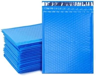 500 #0 6×10 Blue Poly Bubble Padded Envelopes Mailers Shipping Case 6″x10″