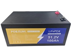 48V 100Ah LiFePO4 Lithium Battery 5120Wh Built-in BMS Deep Cycle For Golf Carts