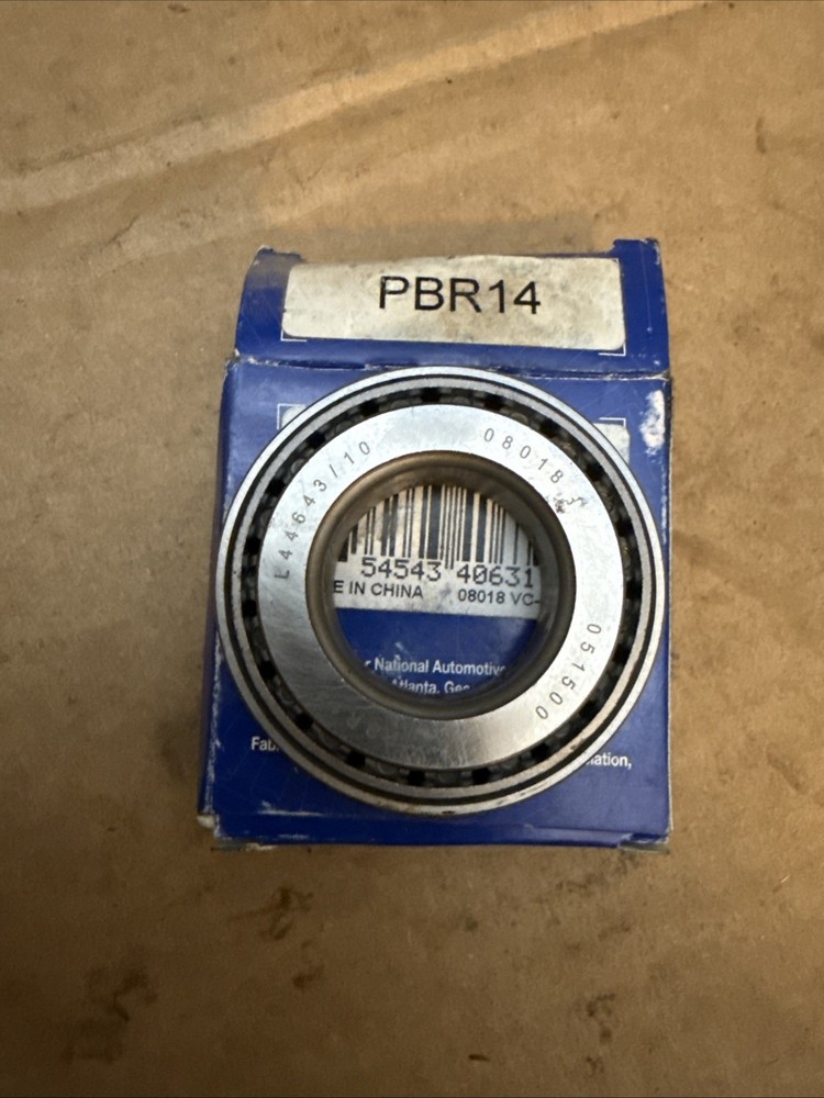 NAPA Proformer L44643 / L44610 Tapered Roller Bearing 25.4×50.3×14.7