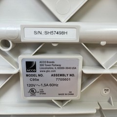 GBC CombBind C95e Electric Binding Machine 15 Sheet Punch 7705601 Office Binder