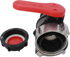 IBC Tote Valve, 2.95″ Coarse Thread IBC Tote Adapter, 75mm NPT DN50 Heavy Duty T