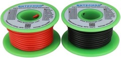 18 Gauge Silicone Wire Spool red 25ft and Black 25ft Flexible 18 AWG Stranded…