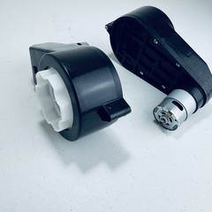 2PCS 24V RS555 35000RPM High-Speed Steel Gears Motor Gearbox for Power Wheels
