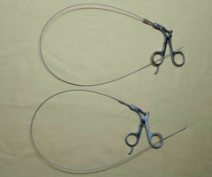 2pc Hysteroscopy Urology Flexible Grasper 5FR 60cm Reusable Surgical Instruments