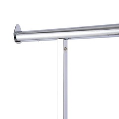 Clothing Rack Double Rail Bar Retail Clothes Salesman Garmet 300 LBS