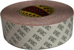 3M 469 Double Sided Splicing Tape 2 In X 60 yd Roll High Heat Red 5.5 mil Thick