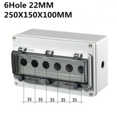 Indoor and outdoor waterproof button switch control box, plastic rain proof box