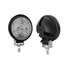 Raycharm Off-Road 3.5″ Round LED Work Light, 6000K Cool-White Flood Beam Fog …