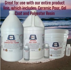 Polymer World Polyester Resin 10 Gallons For Boats RV’s Canoes Fiberglass Autos
