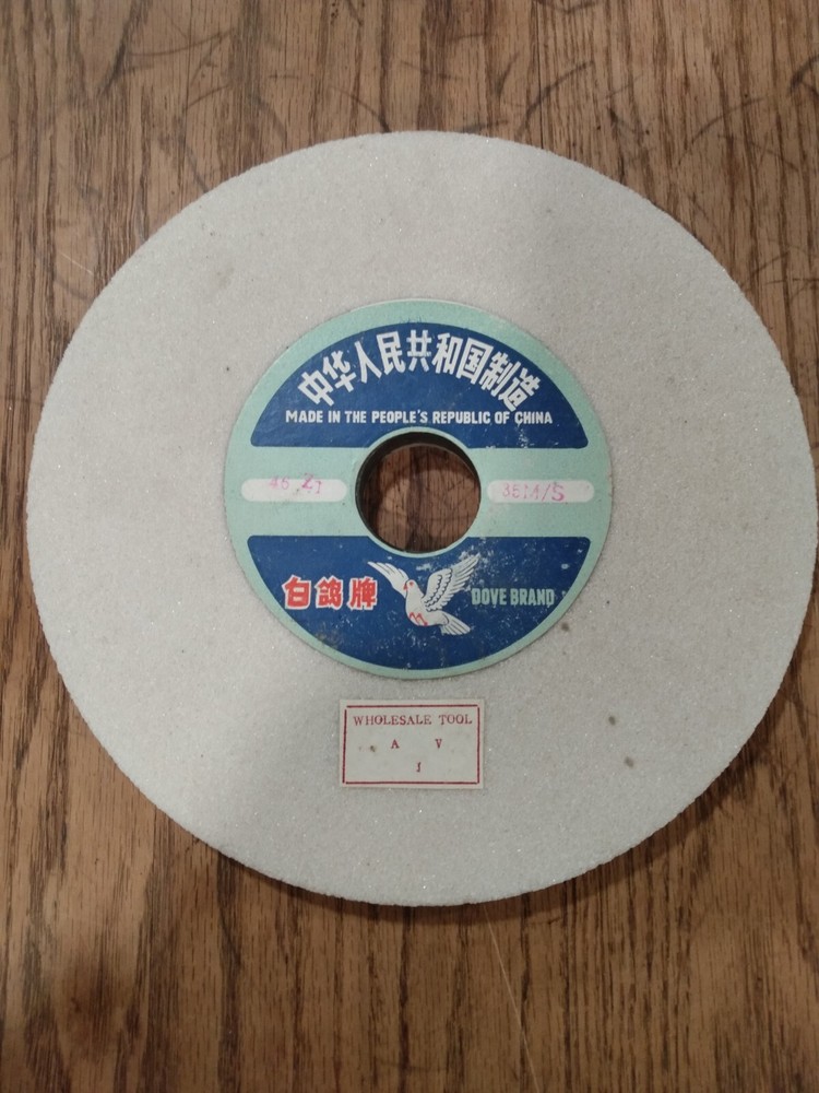 Dove Brand 38A60-J5VBE Surface Grinding Wheel 3600RPM 8×1/2 x1-1/4 NOS