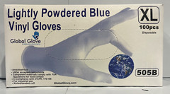 10 BOXES- 5 MIL Powdered VINYL Disposable Medical Examination Cleaning Gloves XL