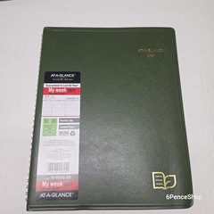 AT-A-GLANCE Recycled Weekly Monthly Appointment Books, 70950G6027 11 in. X 8-1/4
