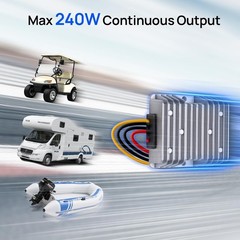 20 AMP 48V 36V VOLT VOLTAGE REDUCER REGULATOR TO 12V Golf Cart Dc Buck Converter