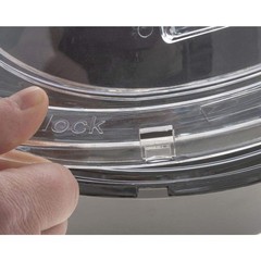 HUBERT 3-Piece Sampling Set with Dome Lid 10″ Dia