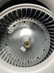 NEW LAU DD10-8A Direct Drive Blower Assembly; 1/2”Bore, 10-1/2” x 11-1/2” Outlet
