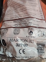 MAPA Professional HARPON-321-GR-10 – Protective Gloves – Size 10