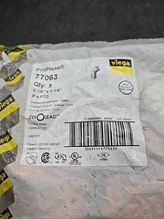 Viega LLC 77063 Bag of 5 ProPress Elbow Fittings FNFP