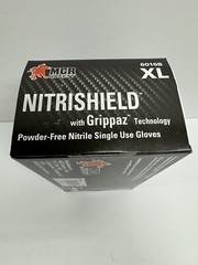 MCR Safety 6 Mil Nitrile Disposable Gloves 6016BXL 100 Pack Full Texture Grip