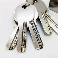Heavy Duty 90mm Padlock/Chain Rectangular Lock *KEYED SAME/DIFF* U-Shaped 94mm