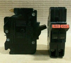 FPE Federal Pacific NC240 2 Pole 40 Amp 120V Thin Red/Black Circuit Breaker