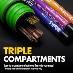4 Pcs 40″ Welding Rod Storage Canisters – Waterproof, Airproof Electrode Holder