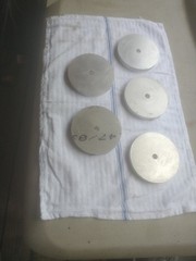 6061 T6 Aluminum Round 4 3/4 Dia. 5/8 Thick 1/2 In Hole Thru The Middle 5 Pcs