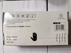 100 SunnyCare #7501 Synthetic Vinyl Gloves Powder Free (Latex/DOP Free) – S