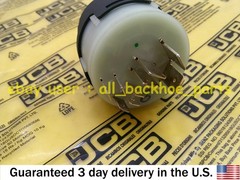 JCB BACKHOE – GENUINE JCB IGNITION SWITCH AND 2 KEYS (PART# 701/80184 701/45500)