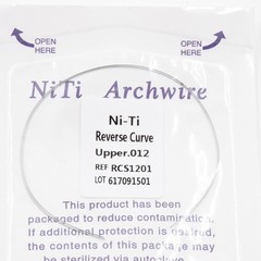 Dental Ortho NITI Reverse Curve Arch Wire Round 012/14/16/18/20 Upper/Lower