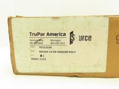 Trupar America TE222320 14″ Medium Poly Brush for Rotary Floor Scrubber