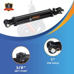 2.5×8 Hydraulic Cylinder 2.5″ Bore 8″ Stroke – Double Acting Tie-Rod Cylinder