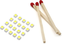 20 Pieces of PLCC-2 Surface Mount Leds, 3528 Size SMD SMT LED