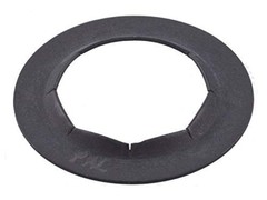 Push-On Pushnut, 5/8 Spring Steel, Black, Phosphate & Oil, 2-Piece