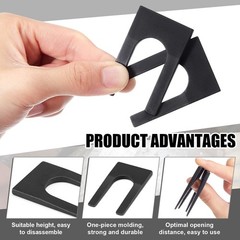Tandefio 4 Pack Drill Chuck Removal Wedge Set Compatible 0.73 inch/ 18.5 mm