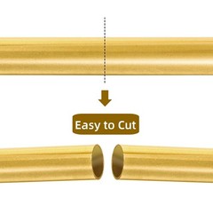 Brass Tube Brass Pipe Length 300mm Select Round Diameter 0.8mm – 25mm DIY Tube