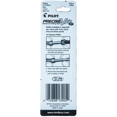 Pilot Precise V10 RT, 3 Pens, 4 Packs of Refills, Black Ink, 1.0mm BOLD Point