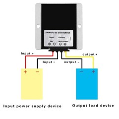 Golf Cart DC 24V Step Up to 48V 5A 240W Boost Power Converter Voltage Regulator