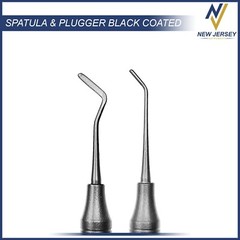Dental Composite Filling Instruments Spatula & Plugger Mate Black Coated