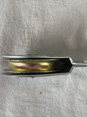 One Single Pulley Fixed Eye 2 1/2 Inches New Rated for 550 LBS Load Capacity