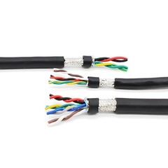RVSP 485 Signal Wire Double Twisted Shielded Cable 2/4/6/8~20-Core 0.15mm²-1mm²