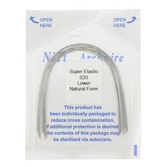 100PCS Dental Orthodontic Arch Wire Niti Natural Form Round Rectangular 16×22 14