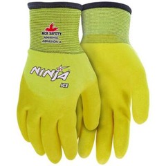 MCR SAFETY 6pk of Gloves Ninja Ice HPT-Coated Nylon General Purpose N9690HV
