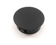 1″ Hole Nylon Locking Panel Plugs Black/White Dome Cover 1 3/16″ Top Width