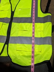 Hi Visibility Reflective Yellow Safety Vest with ID POCKET (Small to 2XL)