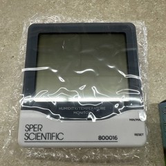 Sper Scientific 800016 Humidity/Temperature Monitor