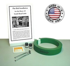 New! ● 1″ Premium Flat Drive Belt ● For All South Bend Lathe 10L & 10R Heavy 10